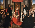 Hans Memling   Virgin and Child with Sts James and Dominic   WGA14952