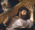 titian christ carrying the cross oil on canvas 67 x 77 cm c 1565 madrid museo nacional del prado