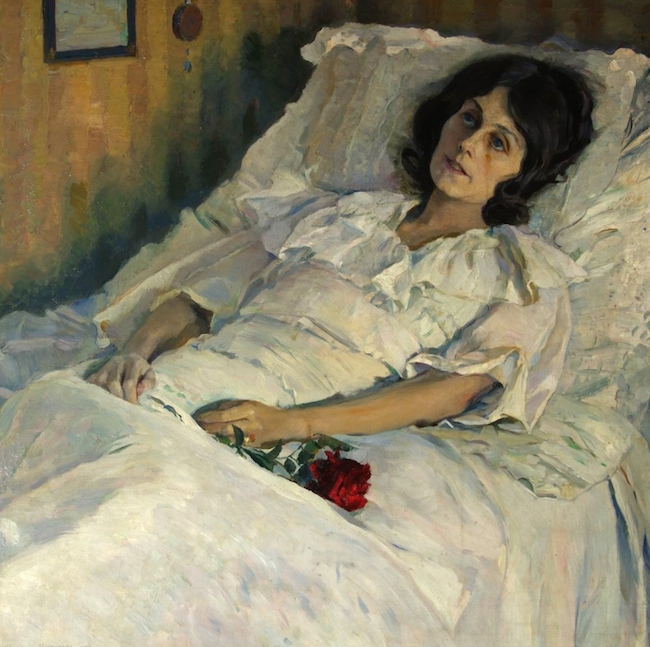 the sick girl mikhail vasilevich nesterov oil painting