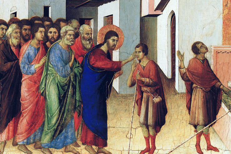 duccio jesus opens the eyes of a man born blind detail featured w740x493