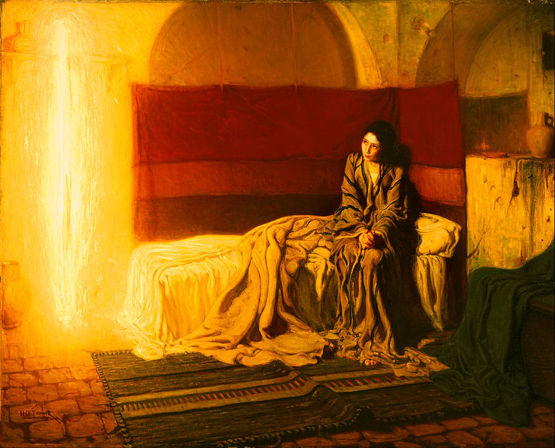 800px henry ossawa tanner american active france the annunciation google art project