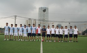 Khai mạc Giải bóng đá Dự tu Bùi Chu tại Hà Nội
