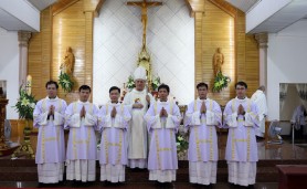 Thánh lễ truyền chức Phó tế tại ĐCV Bùi Chu