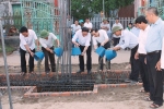 Trung Lao: Đổ móng nhà thờ mới