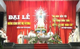 Giáo lý viên Kiên Lao mừng lễ Mẹ Fatima