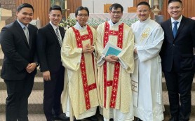 Gp. Bùi Chu có 2 Tân Phó tế chịu chức tại hải ngoại