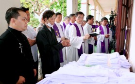 Phát tang và thánh lễ cầu nguyện cho Cha Cố Giuse