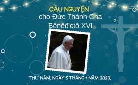 Thông báo cầu nguyện cho ĐTC Bênêđictô XVI