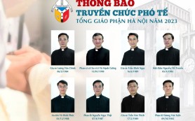 TGP. Hà Nội công bố danh tính 8 ứng viên Phó tế