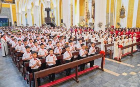 Phú Nhai: Thánh lễ ban BTTS cho 118 em thiếu nhi