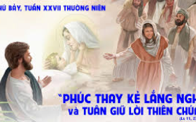 Lắng nghe lời Chúa thật có phúc