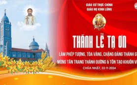 Lễ tạ ơn mừng tân trang thánh đường họ Kinh Lũng