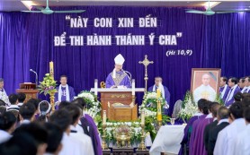 Hình ảnh tang lễ cha cố Giuse Phạm Văn Chỉnh