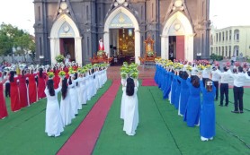 Giáo xứ Nam Điền kết thúc tháng Hoa