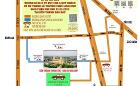Sơ đồ chỉ dẫn đường đi dự lễ Truyền chức Linh mục