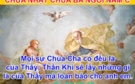 Nhận biết và tôn thờ Ba Ngôi