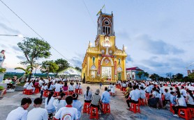 Giáo họ Phú Hữu mừng lễ Thánh Đaminh quan thầy