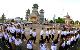 Sa Nam, lễ kính Quan thầy và tuần chầu hồng phúc