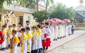 Giáo xứ Trực Chính mừng Lễ Đức Mẹ Mân Côi