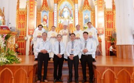 Caritas Bùi Chu Hành hương và mừng lễ quan thầy