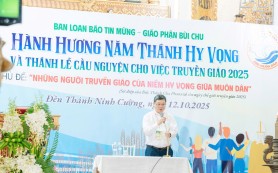 Ban Loan báo Tin mừng hành hương Năm Thánh