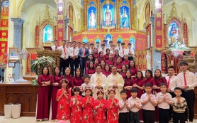 Giáo xứ Thánh Danh, ca đoàn Cêcilia mừng bổn mạng