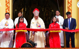 Giáo xóm An Nhân - Trung Lao khánh thành nguyện đường