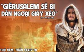 Giêrusalem sẽ bị giày xéo