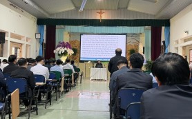 Giáo sĩ Bùi Chu thường huấn và tĩnh tâm tháng 03