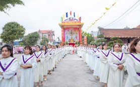 Lễ chính tiệc tuần chầu giáo xứ Trại Đáy