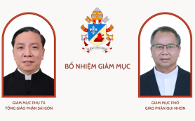 Bổ nhiệm Giám mục Phụ tá Tổng Giáo phận Sài Gòn và Giám mục Phó Giáo phận Qui Nhơn