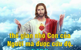 Nhờ con của Người mà được cứu độ