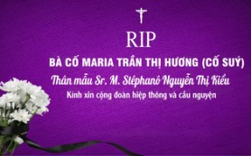 Cáo phó Thân mẫu Sơ M. Stêphanô Nguyễn Thị Kiều, Dòng Mân Côi