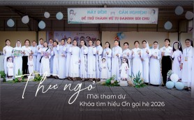 Thư ngỏ mời tham dự Khóa tìm hiểu ơn gọi Đaminh Bùi Chu 2026