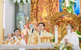 Cha mới Giuse Hơp dâng thánh lễ tạ ơn