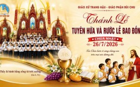 Gx Trang Hậu: 42 em thiếu nhi Rước lễ Bao đồng