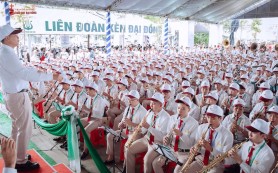 Dấu ấn đẹp nơi hội kèn phục vụ lễ phong Chân phước