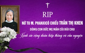 Cáo phó Nữ tu Maria Phanxicô Chiểu Trần Thị Khen
