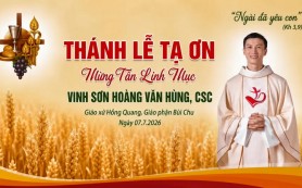 Thánh lễ tạ ơn cha mới Vinc. Hoàng Văn Hùng