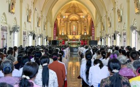 Caritas Giáo hạt Quỹ Nhất mừng lễ Quan thầy