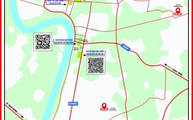 Sơ đồ Hướng dẫn để xe Lễ Khánh thành và Cung hiến Nhà thờ Chính tòa Bùi Chu