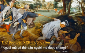 Sao có thể mù dắt mù?