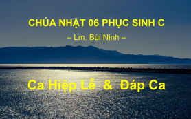 Chúa Nhật 06 Phục Sinh – Ca Hiệp Lễ & Đáp Ca – Lm. Bùi Ninh