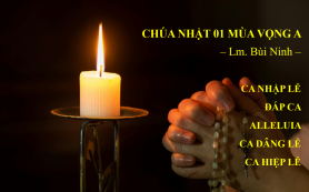 CN 01 Mùa Vọng A – Nhập Lễ – Đáp Ca – Alleluia – Dâng Lễ – Hiệp Lễ
