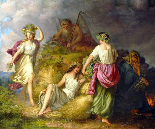1874 ferenc plachy allegory of the four seasons with chronos 1874 1