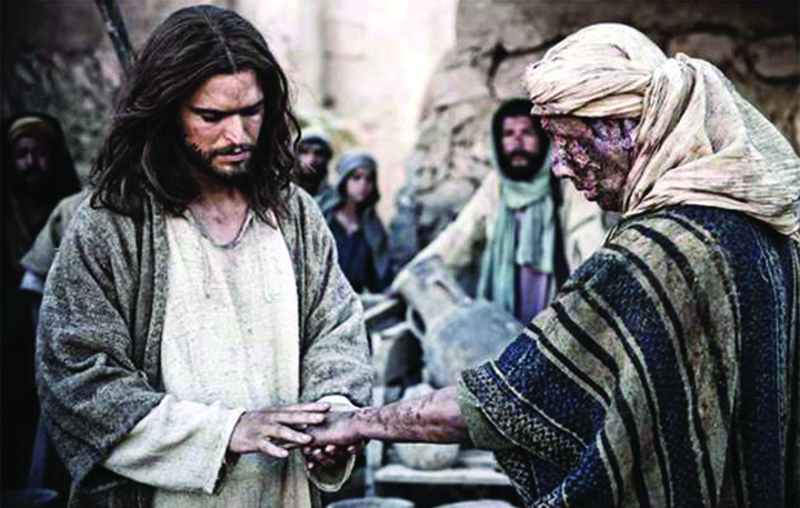 jesus heals leper