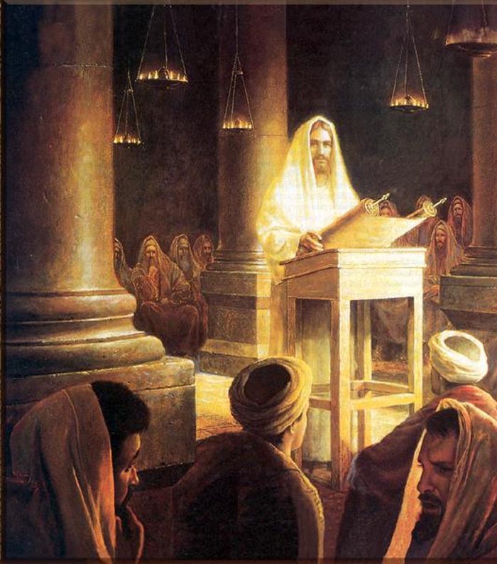 jesus in the synagogue