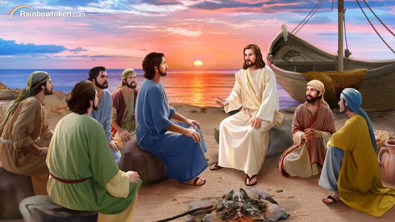 the resurrected jesus appears and asks peter questions 1