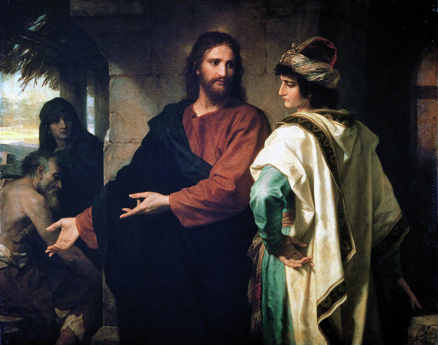 christ and the rich young ruler heinrich hofmann