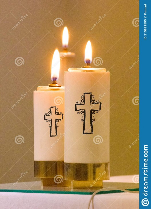 easter candle welcomes light holy spirit paschal its comes accompanies body christ 215821595